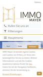 Mobile Screenshot of immo-mayer.com